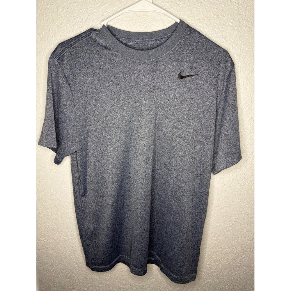 ATHLETIC Nike Dri-FIT Training Shirt Mens Medium Heather Gray Excellent